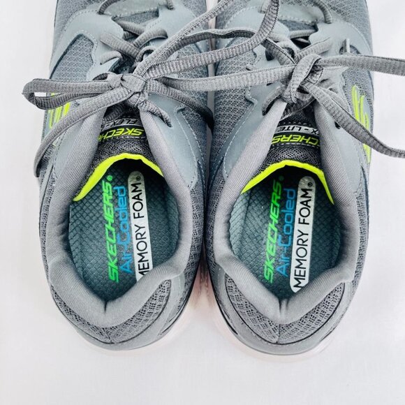 Skechers Mens Flex Advantage 4.0 SIze 11 Grey, Green, Casual - Picture 9 of 11